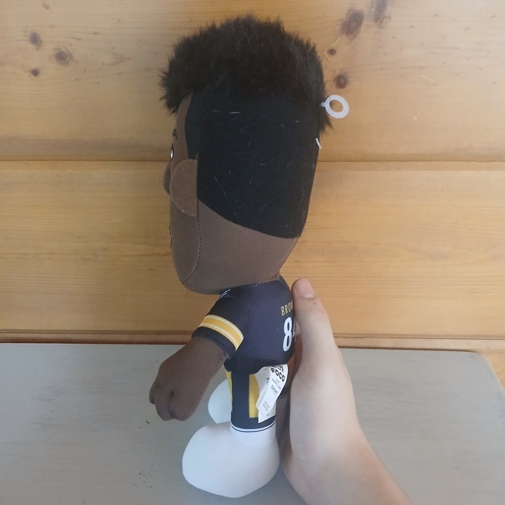 Pittsburgh Steelers Antonio Brown Pro Bros Plush Toy 84 Football Foco D32 - Picture 4 of 5